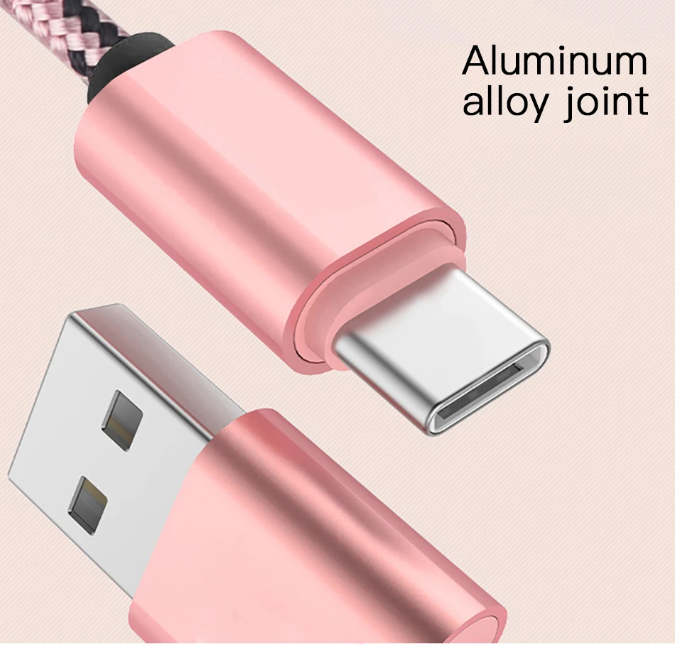 NOHON USB Type C Charging Cable For Samsung S8 S9 Fast Charge Data Cord For Huawei P10 P20 Pro Xiaomi Mi8 6 Phone Charger Cables (3)