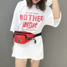 Сумка женская L с буквенным карманом gg печать легкая сумка дорожная поясная многофункциональная сумка pocheteNB149