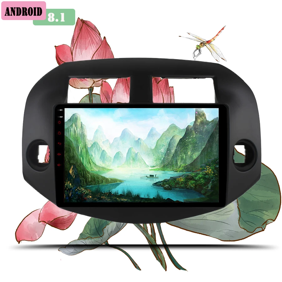 Для Toyota RAV4 RAV 4 2007 2009 2011 автомобильное радио fm dvd gps ГЛОНАСС экран развлечения