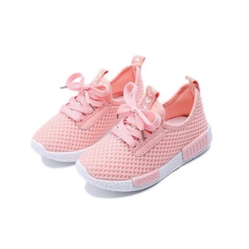 

New children's sports shoes fashion mesh casual breathable non-slip boy sports shoes children running Vulcanize shoes for girl