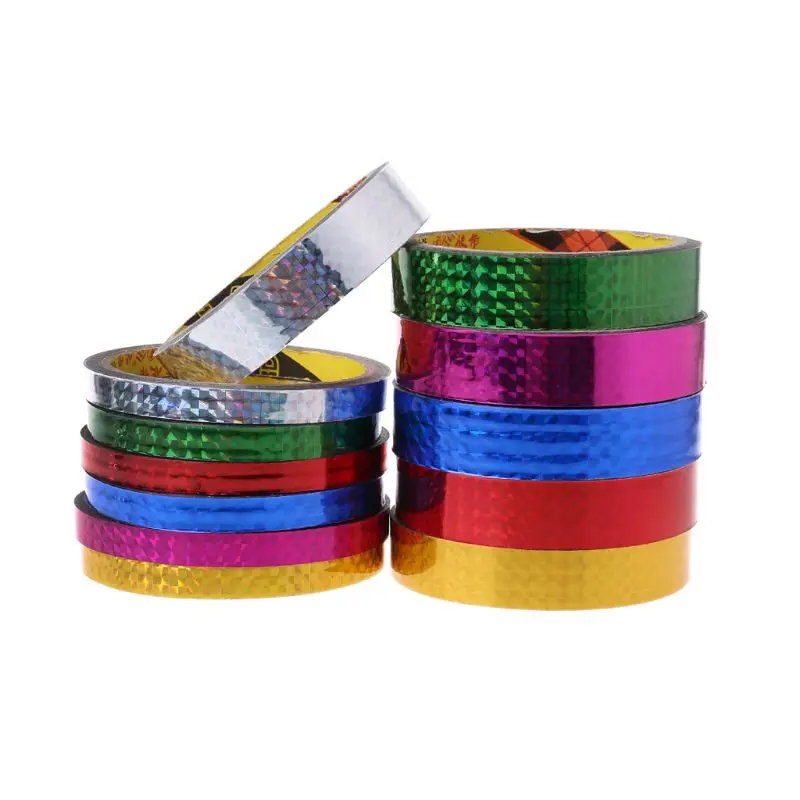 Gymnastics Decoration Rhythmic Gymnastics Holographic RG Prismatic Glitter Tape Hoops Stick