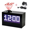 Laser Projecting Alarm Clock Large Display Time Date Temperature Projector With digital colorful backlight  table clock  ► Photo 1/6