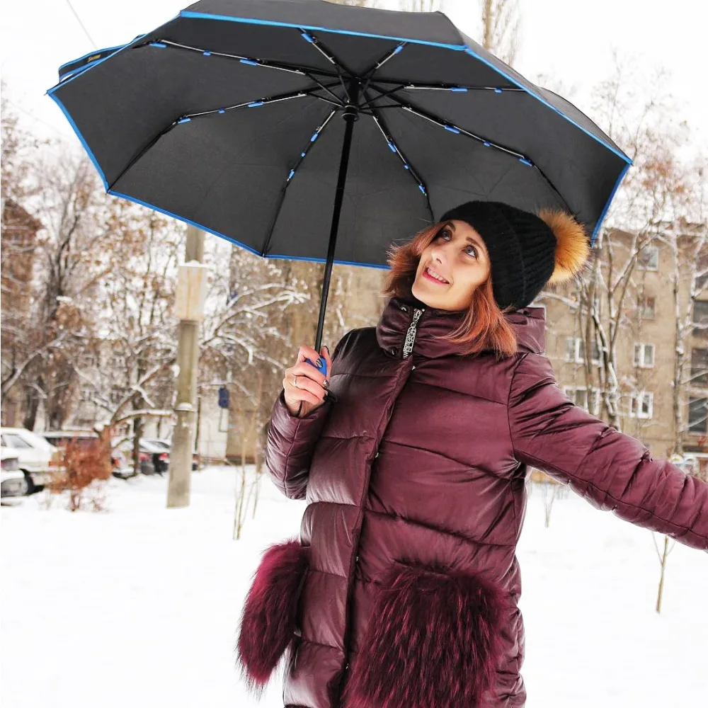 

SUSINO Rain Windproof Travel Umbrellaзонт Compact Lightweight Auto Open Close Combination Color Adults Women's Umbrellas 163