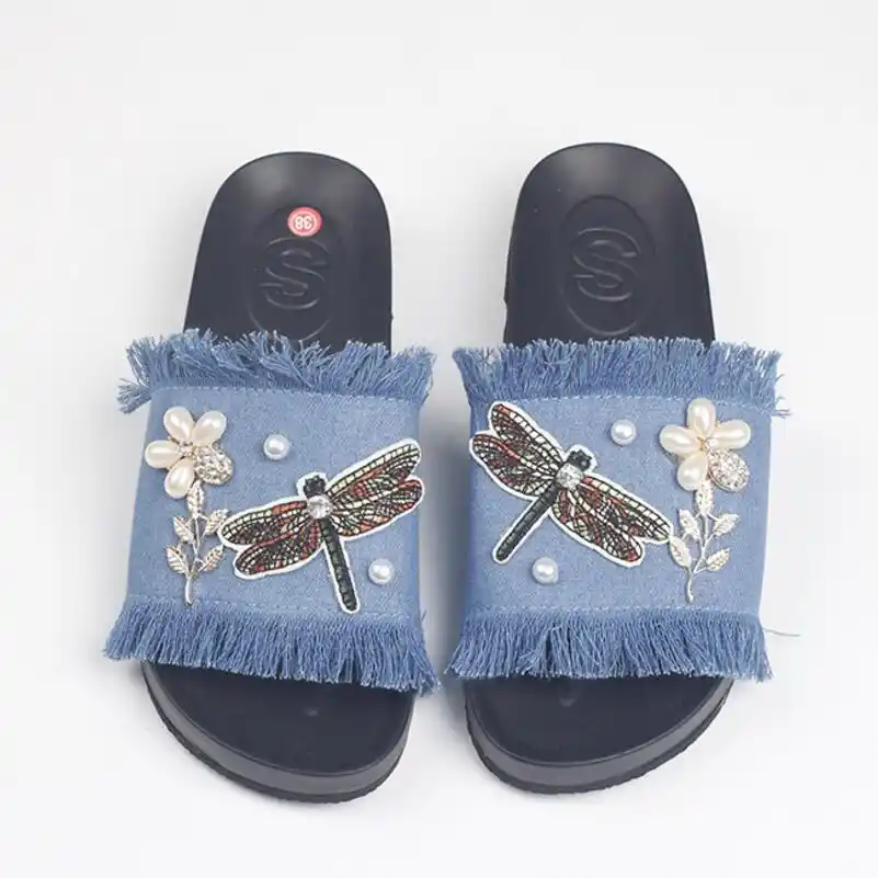 dragonfly flip flops