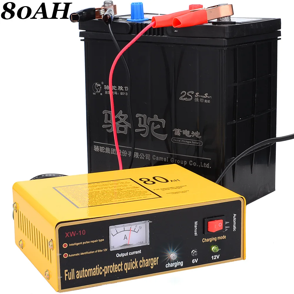 Cheap Car Battery Charger 6V/12V 8A 680AH Universal Car Battery