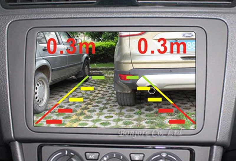 Câmera Do Carro Sensor de estacionamento 2 Carro Radar-detector BIBI Som