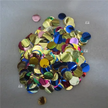

50 kg/lot Circular Mylar confetti paper confetti paper for confetti cannon machine/wedding/Party/Festival