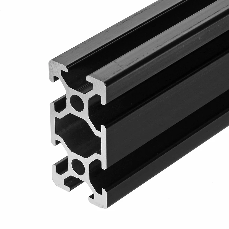 

SULEVE New HL2040 500mm Length 2040 T-Slot Black Aluminum Profiles Extrusion Frame For CNC 3D Printer Furniture Plasma Stands