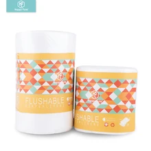 Happyflute-100% biodegradables y de pañales desechables, forros de tela, 1 rollo, Envío Gratis