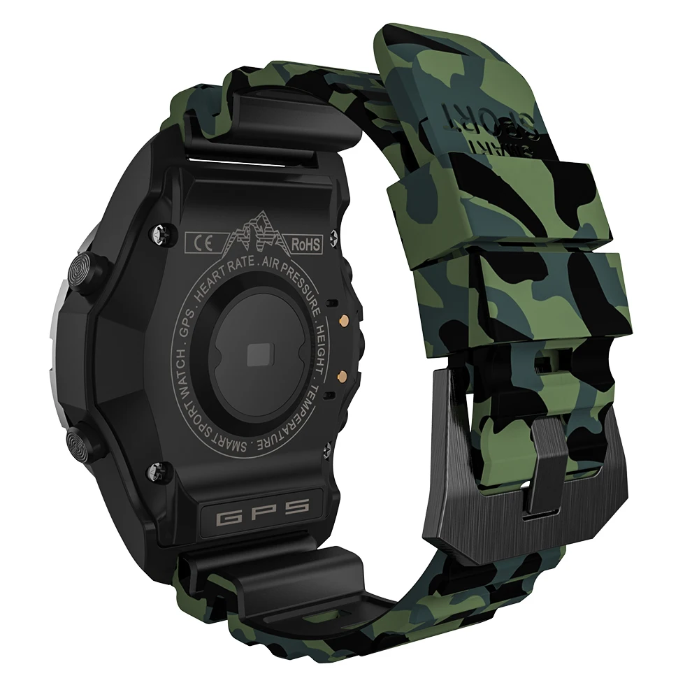 GPS smart wristband men S966 Heart Rate monitor Multi-sport smartWatch Fitnes Tracker support air pressure altitude temperature