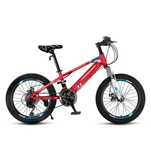 Перегрузка высокоуглеродистой стали 20 дюймов Junior горный велосипед 21 скорость изменения двойной дисковый тормоз