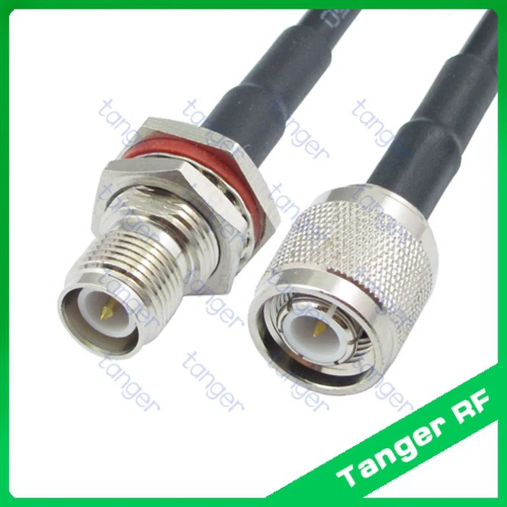 

Hot Sale Tanger TNC male plug to RP-TNC female connector straight RF RG58 Pigtail Jumper Coaxial Cable 40inch 100cm High Quality
