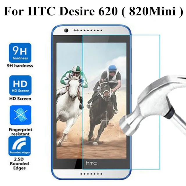 

Tempered Glass For HTC Desire 620 Case Screen Protector on Desire 620G D620H D620U Dual 820mini Film Cover GLAS Sklo Fundas 9H