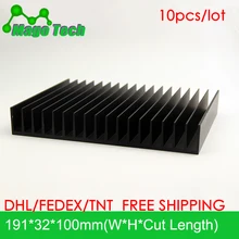 Светодиодный алюминиевый радиатор в виде пластины 80 Вт 60 Вт Радиатор Охлаждение охладитель подходит транзистор IC теплопроводность светодиодный радиатор Электроника