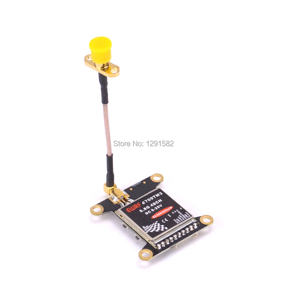 Новый E709TM3 5 8G 48CH 25mW 200mW 600mW регулируемый передатчик AV с монтажным отверстием для