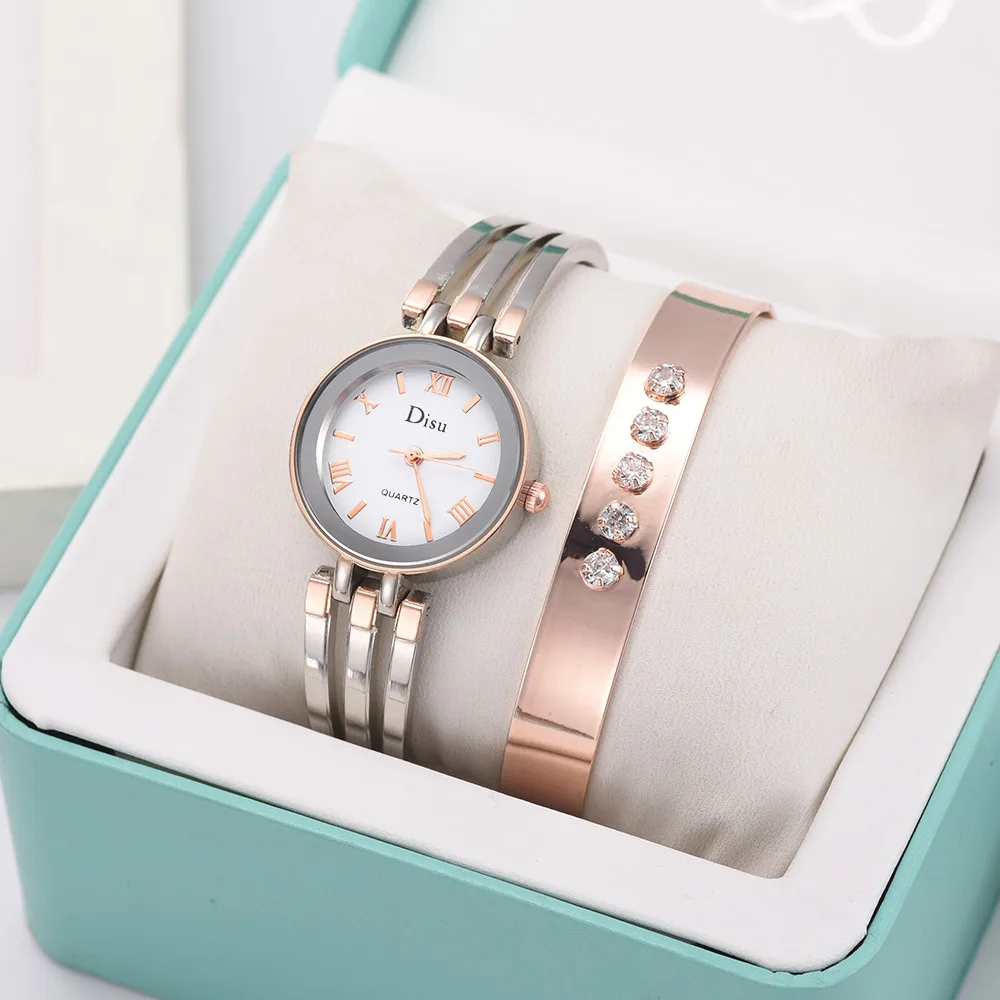 

New Women Bracelet Watches Light Luxury Lady Temperament Watch Bracelet Set Chain Watch Birthday Gift relogio feminino