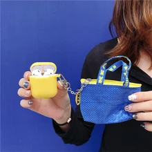 Роскошные модные INS портмоне Storag ewallet наушники чехол для Apple Airpods аксессуары милый силиконовый чехол коробка