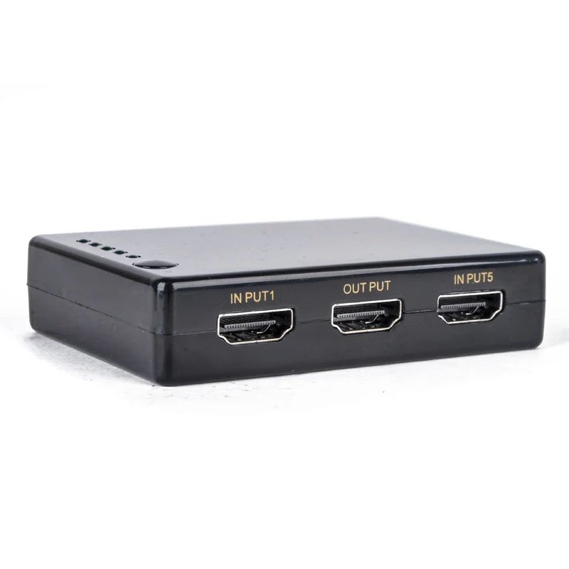 Новый мини коммутатор 3D 1080p с 5 портами 4K HDMI переключатель разветвитель ИК пультом