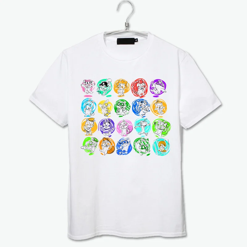 Cuddles yellow little bunny Happy Tree Friends pattern white t shirt-in ...