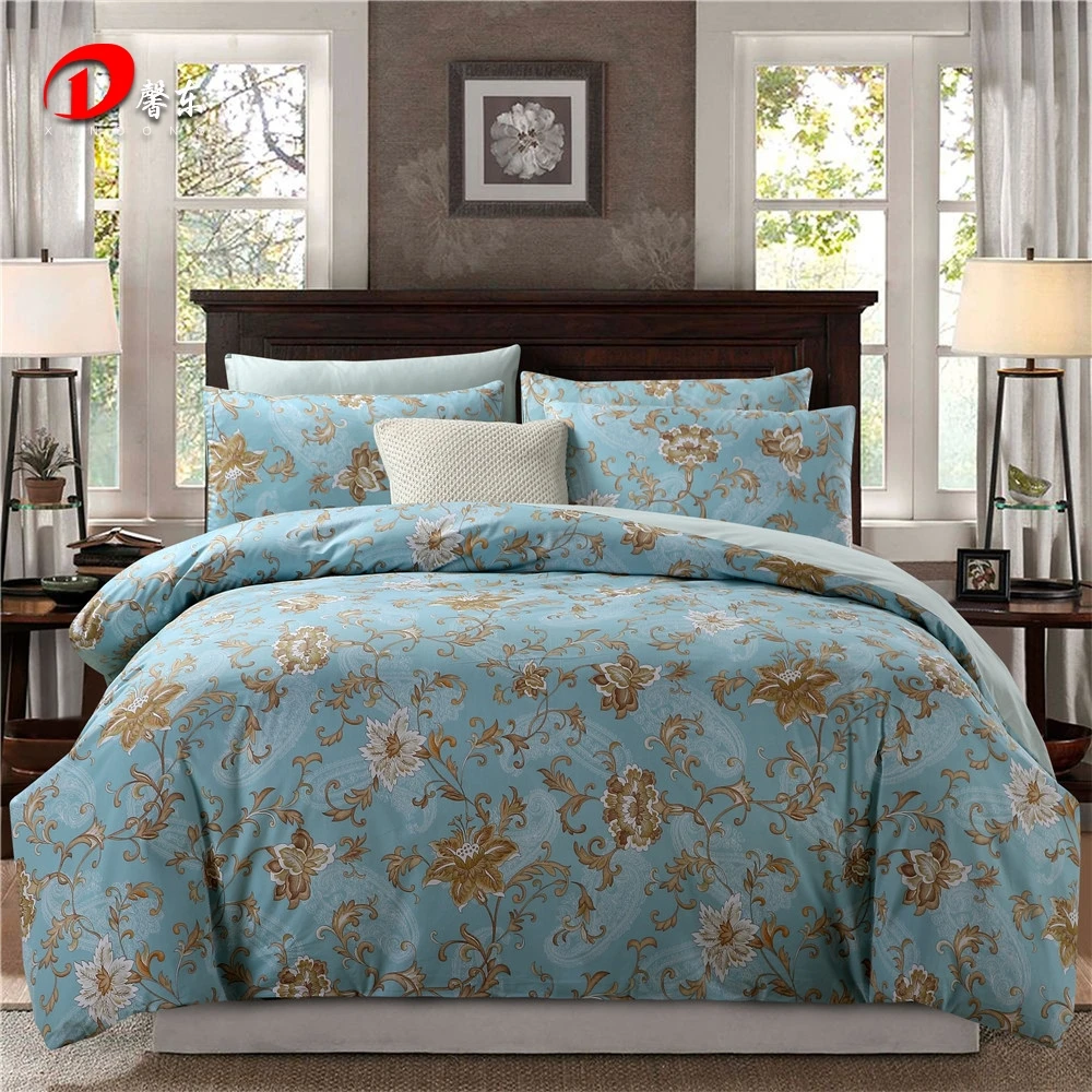 Luxury Satin Bed Linen Egyptian Cotton Bedding Set King Queen Size High