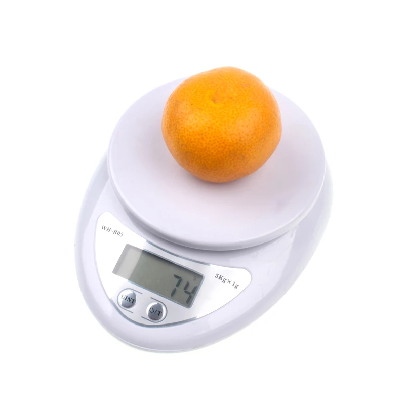 Электронные весы взвешивания светодиодный Электронные весы 5 кг цифровые весы Кухня Еда Диеты Почтовый весы баланс веса