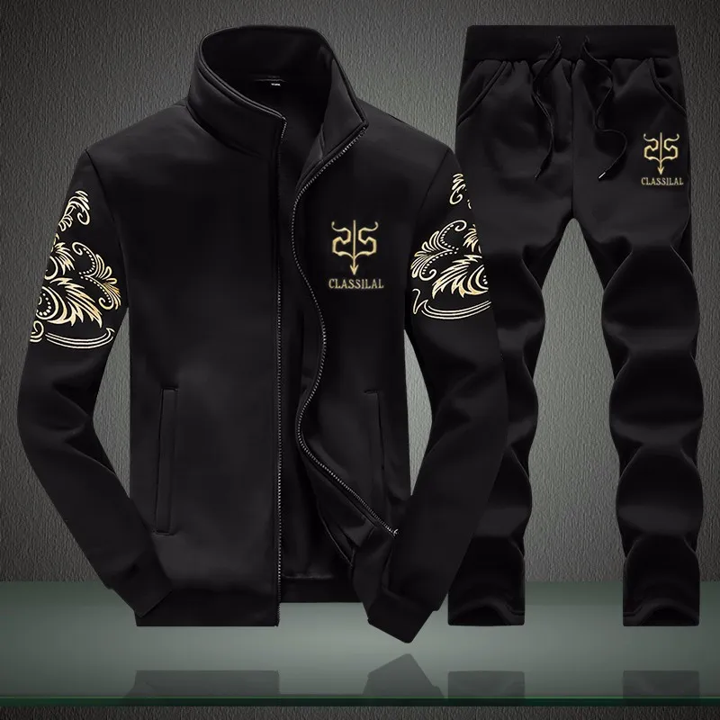 SMONSDLE Sweatshirt Men Tracksuit Men Set 2019 Brand Autumn Winter Fleece 2PCS Stand Collar Fleece Patchwork Casual Hoodie Men SMONSDLE Sweatshirt Men Tracksuit Men Set 2019 Brand Autumn Winter Fleece 2PCS Stand Collar Fleece Patchwork Casual Hoodie Men