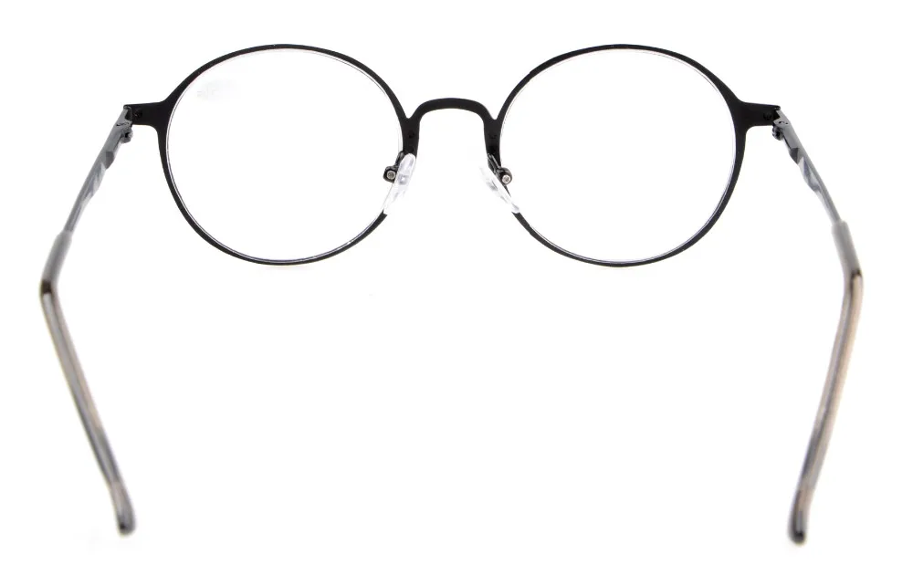 R15044 очки для чтения Eyekepper качество эластичные заушники ретро круглые очки для чтения+ 0,0/0,5/0,75/1/1,25/1,5/1,75/2/2,25/2,5/2,75/3/3,5/4