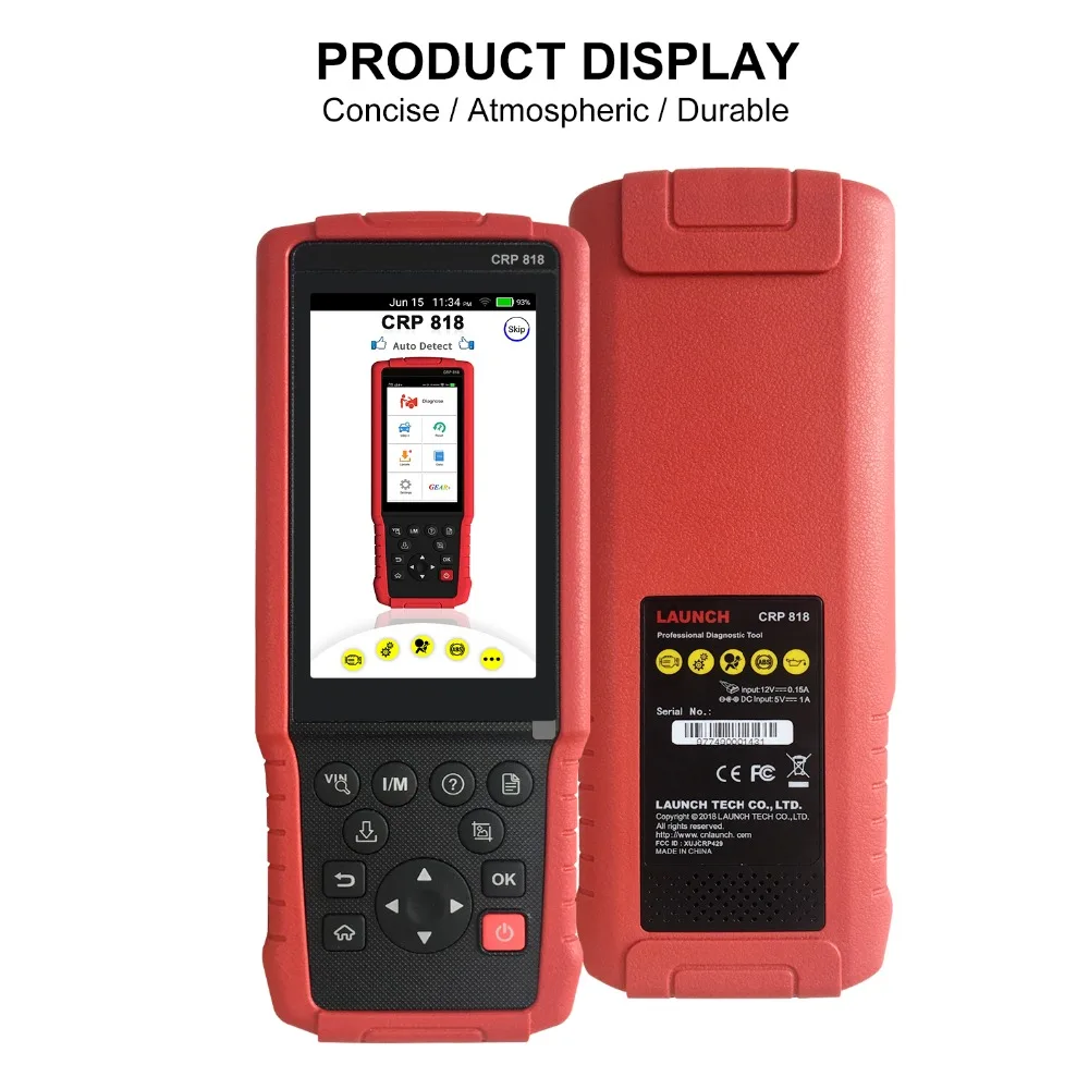 

European Cars Asian Cars OBD2 Diagnostic Tool Launch CRP818 CRP828 Creader