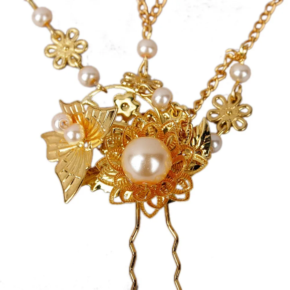 

[wamami] 699# Golden Hairpin/OOAK Chinese Ancient Hairpin For 1/3 SD DOD Doll
