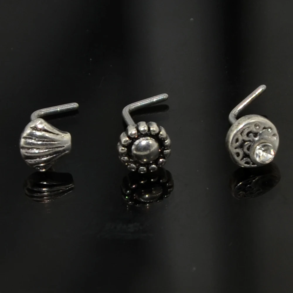 1 шт. серьга гвоздик для пирсинга в форме полумесяца|nose ring|nose ring studtribal nose |