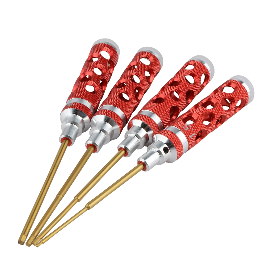 

4pcs Durable Aeromodelling Tools / Hex Screwdriver / Screwdriver Kit for RC Helicopter 1.5 / 2.0 / 2.5 / 3.0M Tools