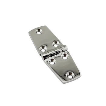 

Big Stainless Steel 316 Boat Deck Strap Hinge Heavy Duty High Mirror Finish Cabin Door Hatch Utility Locker Hinge 2pcs 38*102mm