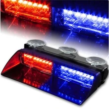 16 LEDs 12V Car Truck Emergency Warning Flasher Dash Strobe Warning Light Day Running Flash Led