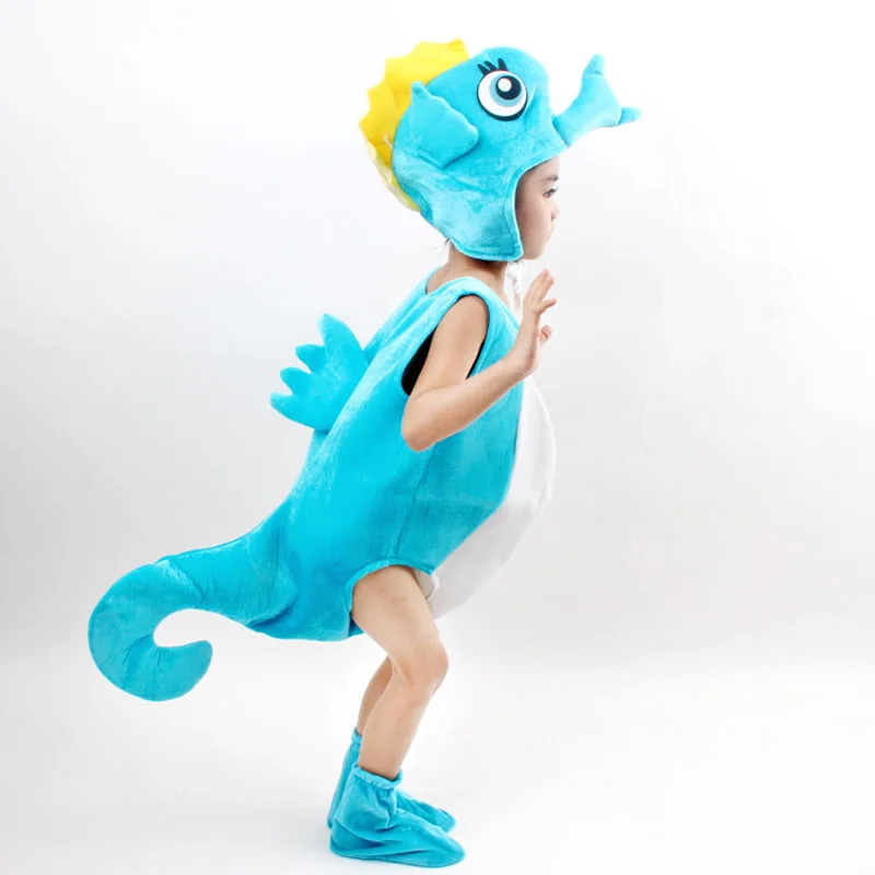 Child Kid Starfish Hippocampus SeaHorse Costume Halloween Party Cosplay Marine Animal Costume Clothes For Boy or Girl Child Kid Starfish Hippocampus SeaHorse Costume Halloween Party Cosplay Marine Animal Costume Clothes For Boy or Girl