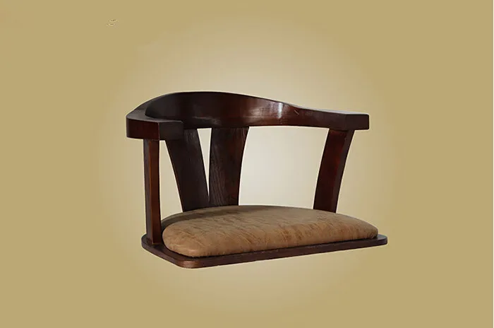 

Wooden Chair No Legs Made From Solid Bent Wood Ash Japanese Style Floor Legless Chair Living Room Furniture Carved Armchair
