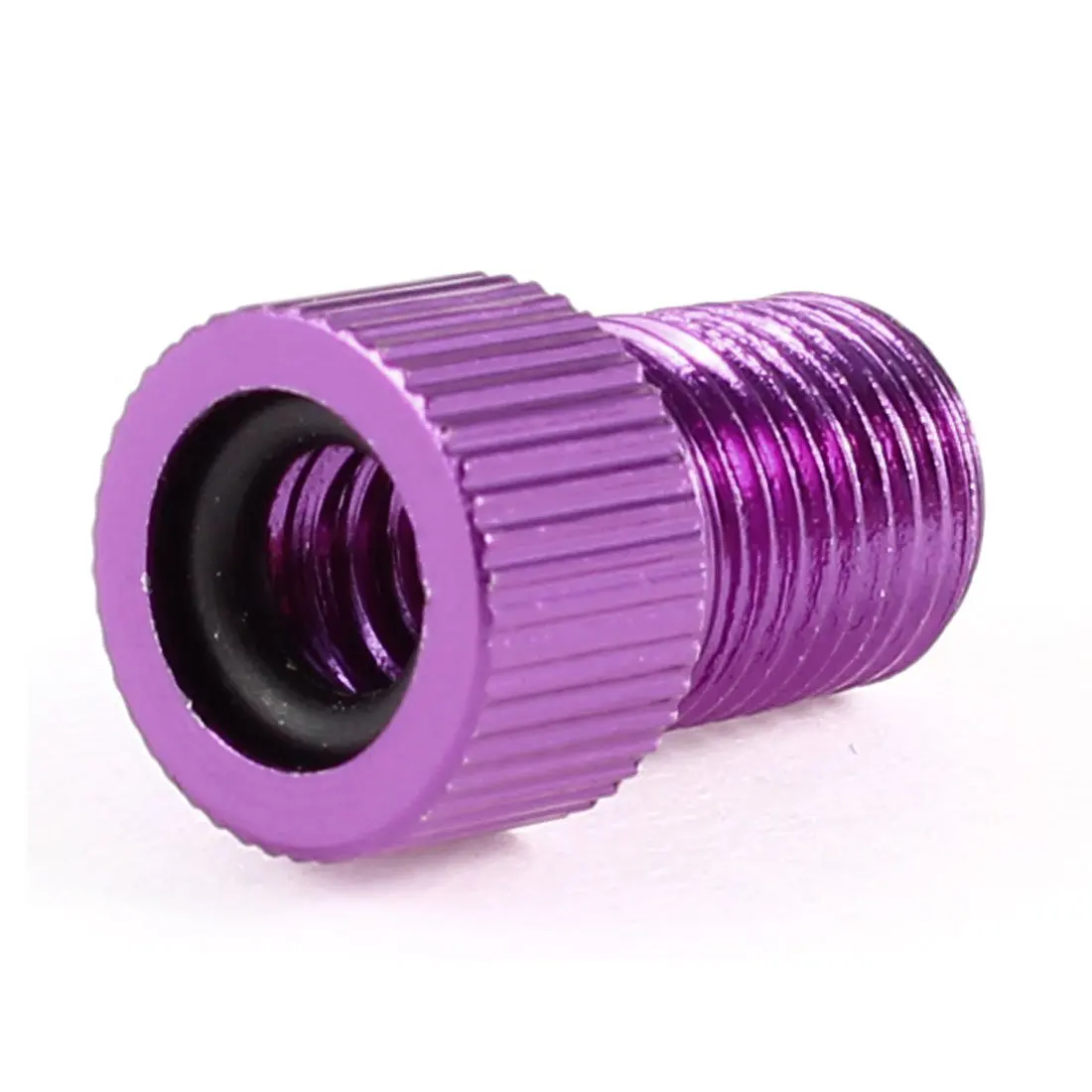 Presta to Schrader Bike Wheel Tire Valve Converter Adapter Purplein