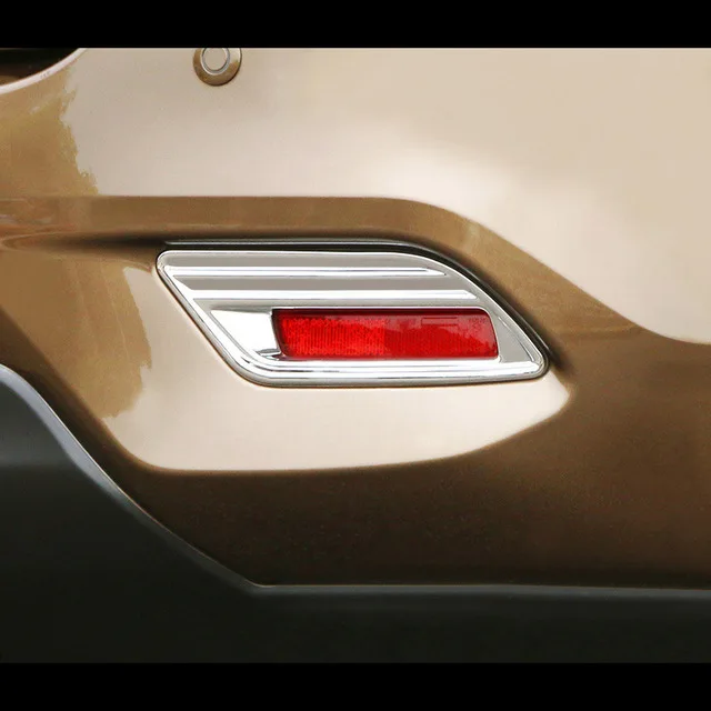 

For Nissan Sentra 2016 2017 2018 ABS Chromium Styling Car Rear Fog Light Lamp Cover Trim Reflector Garnish Shade Frame