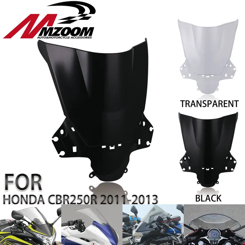 Ветрозащитные дефлекторы на лобовое стекло мотоцикла ABS для Honda CBR250R CBR250 R CBR 250R MC41