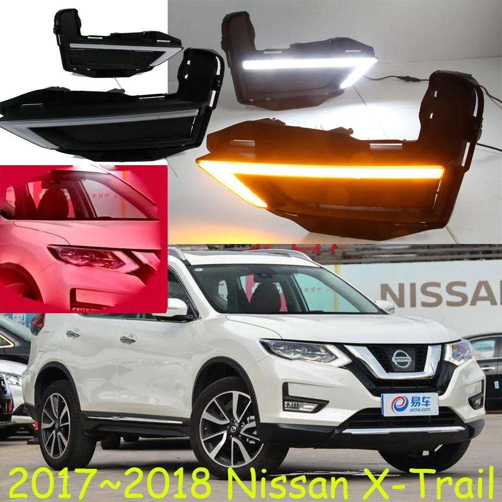 Светодиодный 2017 ~ 2018 X-Trail дневной свет противотуманная фара X-Trai Micra Titan versa stanza sentra