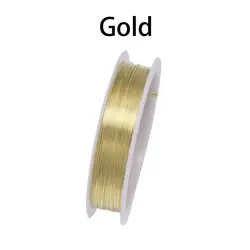 Versatile Copper Wire for DIY Jewelry Making - Bracelet and Necklace Crafting (Gold)