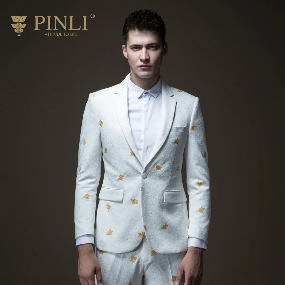 

2019 Real Mens Blazer For Singers Sale Pinli Product Made Fall New Men's Cultivate Morality Suit Jacket Embroidered B183206572