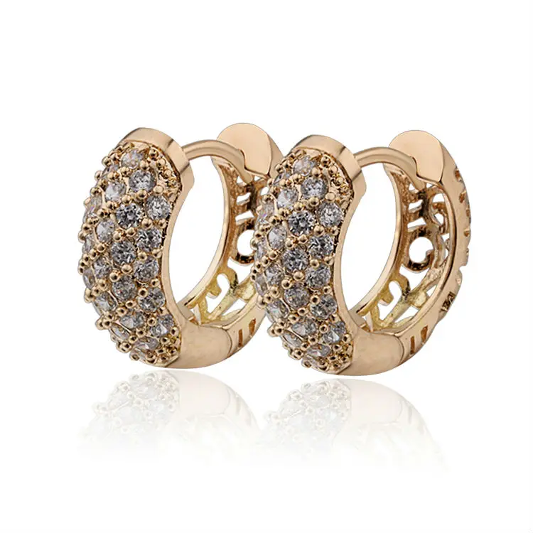 

2017 Gold-Color CC Hoop Earrings Bijoux Women Brand Earring Jewelry Brinco Ouro Pendientes Fashion Free Shipping E18K-49