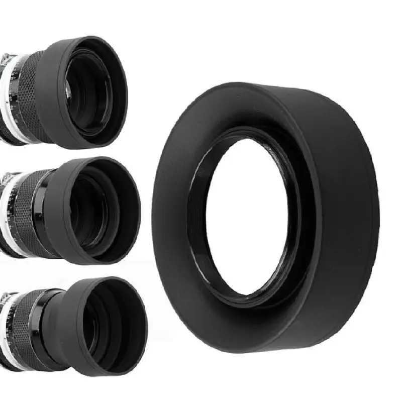 

Lens Hood Rubber Collapsible Wide-Angle 3 Stage 72mm Camera Accessories Replacement Part