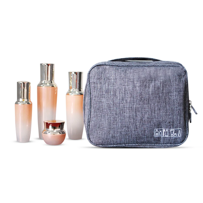 المحمولة سفر منظم أدوات التجميل الرجال أدوات الزينة مخزن للمكياج حقيبة سستة الحقيبة المنزل إكسسوارات الأمتعة لوازم