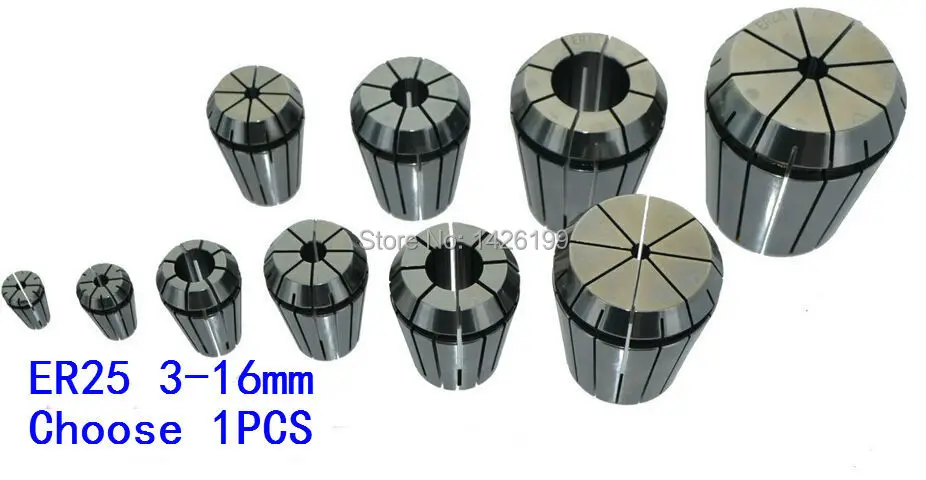 

Free Shipping 1PCS for Choose ER ER25 Collet Chuck for Spindle Motor Engraving/Grinding/Milling/Boring/Drilling/Tapping