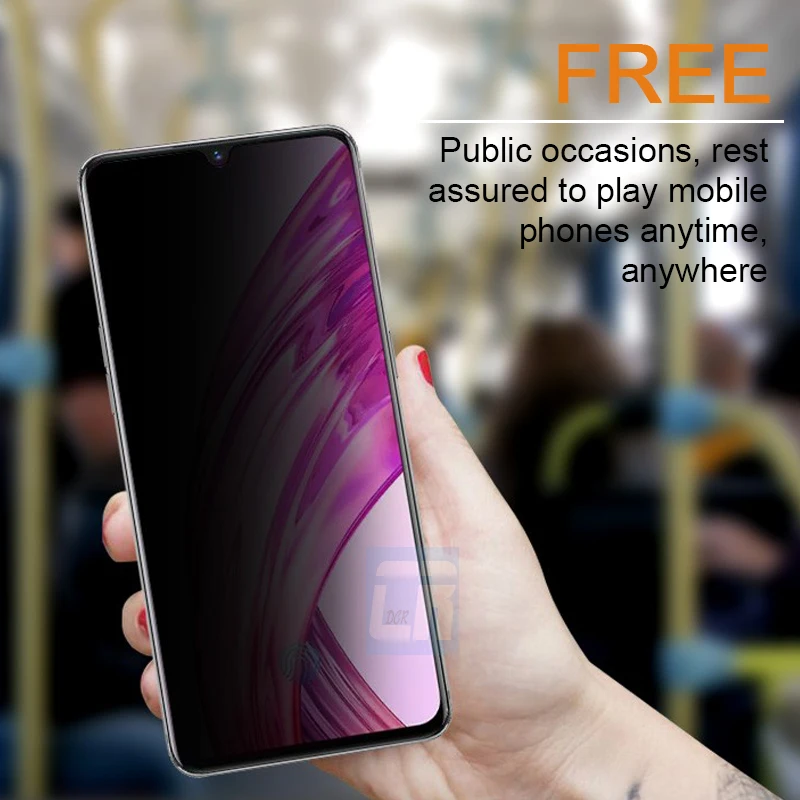 Антишпионское закаленное стекло с полным покрытием для Samsung Galaxy A50 A30 M20 M10 J4 J6 Plus 2018