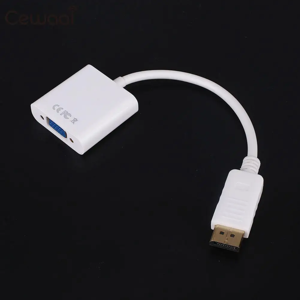 Displayport DP мужчина к VGA Женский адаптер конвертер кабель монитор 18 5 см| |