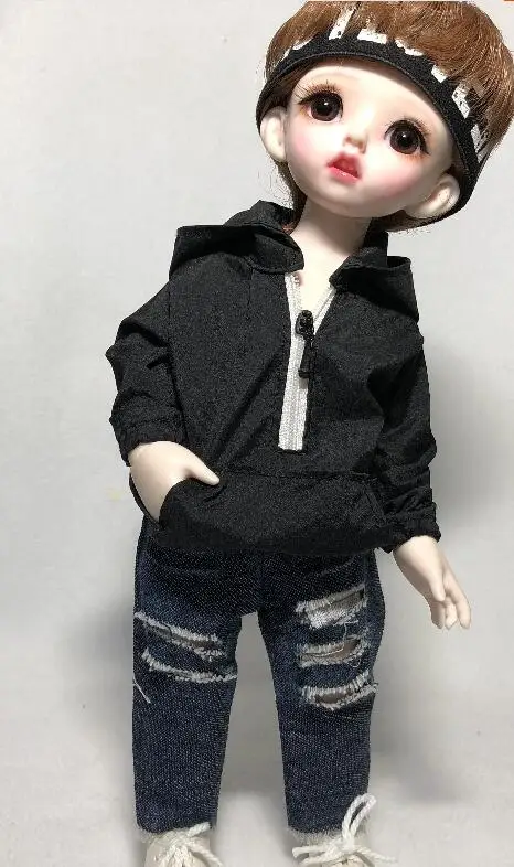 T02-X606 Blyth кукольная одежда 1/6 куклы OB24 аксессуары azone одежда ручной работы черная джинсовая ветровка - Цвет: A Windbreaker jeans