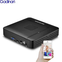 Gadinan 16CH 5MP / 9CH 4K (8MP) NVR H.265 Mini IP Network Security Video Recorder Motion Detect ONVIF P2P CCTV NVR ONVIF XMEye