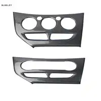 1pc ABS carbon fiber grain Air-conditioning adjustment control panel decoration cover for 2012-2017 FORD FOCUS 3 MK3